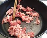 たけのこと豚肉の炒め物作り方3写真