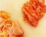 離乳食　中期　鶏肉を使った料理作り方3写真