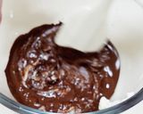 材料2つ＊濃厚生チョコケーキ作り方5写真