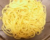 とまとベーコンのスクランブルエッグパスタ作り方2写真