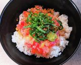 トロたく丼作り方4写真