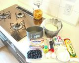 ブルーベリーの濃厚ベイクドチーズケーキ作り方2写真