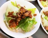 豚こまガーリック丼作り方4写真