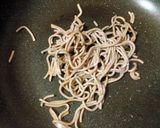 焼き和そばの油揚げはさみ焼き作り方2写真