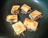 焼き和そばの油揚げはさみ焼き作り方4写真