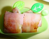 ★おさかなソーセージでベーコン巻き★作り方4写真