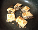 焼き和そばの油揚げはさみ焼き作り方5写真