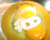 ★おさかなソーセージinちくわ巻き卵焼★作り方2写真