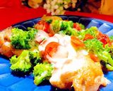簡単メイン＊チキンピザソースチーズ作り方5写真
