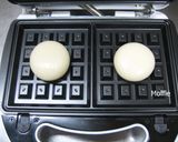 お餅でモッフル＠チョコチップアイス作り方1写真