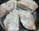 我が家の油で揚げない鰆の南蛮漬け 作り方1写真