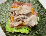 【おにぎらずシリーズ】塩ダレ豚作り方8写真