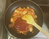 超簡単☆旨味堪能!キムチナポリタンです♪作り方3写真