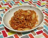 超簡単☆旨味堪能!キムチナポリタンです♪作り方5写真