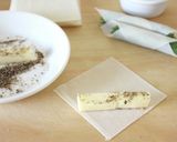 定番おつまみ【チーズのシュウマイ皮揚げ】作り方3写真
