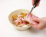 電子レンジできのこのクイックスープパスタ作り方3写真
