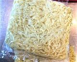牛ミックスボイルホルモンの味噌焼きそば作り方4写真