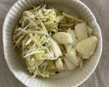 マカ入りきのこ炒め　バター醬油風味作り方1写真
