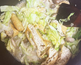 野菜と油揚げのマヨ麺つゆおかか炒め作り方1写真