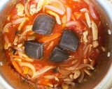 ハッシュドチキン（ハヤシライスソース使用作り方16写真