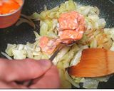 鮭缶パスタ風作り方3写真
