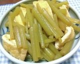 フキと油揚げの炒め煮作り方5写真
