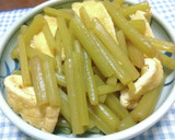 フキと油揚げの炒め煮作り方5写真