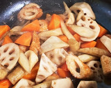 かんたん、失敗なしのちくわと根菜の煮物作り方6写真