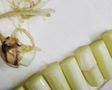 うどの酢味噌和え山椒の粉をかけました作り方2写真