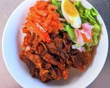 牛カルビ焼肉丼作り方6写真