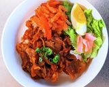 牛カルビ焼肉丼作り方7写真