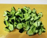 キュウリ、ミニトマト、塩昆布のサラダ作り方9写真
