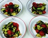 キュウリ、ミニトマト、塩昆布のサラダ作り方14写真