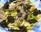竹の子入り木須肉蛋キクラゲと卵の炒めもの作り方18写真