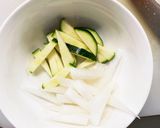 レンジ肉無白菜ズッキーニ香味味回鍋肉風作り方7写真