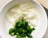 レンジ肉無白菜ズッキーニ香味味回鍋肉風作り方9写真