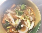 レンジ肉無白菜ズッキーニ香味味回鍋肉風作り方16写真