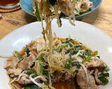 豚肉とニラもやしのオイスターソース炒め作り方5写真