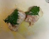 鳥ささみの大葉巻きソテー作り方2写真