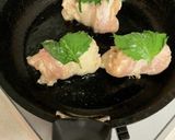 鳥ささみの大葉巻きソテー作り方3写真