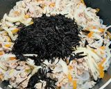 余った冷凍飯で!簡単クリームひじきおじや作り方3写真