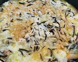 余った冷凍飯で!簡単クリームひじきおじや作り方5写真
