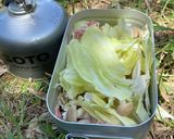 メスティンで作る焼きそば(山ごはん)作り方2写真