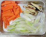 野菜たっぷりあんかけかた焼きそうめん作り方1写真