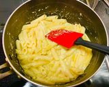 濃厚チーズパスタ　クアトロフォルマッジ作り方6写真