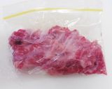 さやいんげんと牛肉の味噌玉チリ炒め作り方2写真