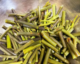 わらびと厚揚げの煮物作り方1写真