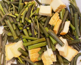 わらびと厚揚げの煮物作り方4写真