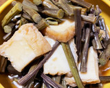 わらびと厚揚げの煮物作り方7写真