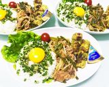 肉のお供にネギたまご飯作り方1写真